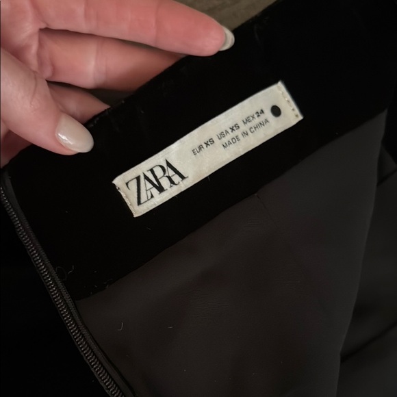 Zara Velvet Skirt - Picture 4 of 5